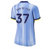 Camiseta Tottenham Hotspur Micky van de Ven #37 Segunda Equipación Replica 2024-25 para mujer mangas cortas